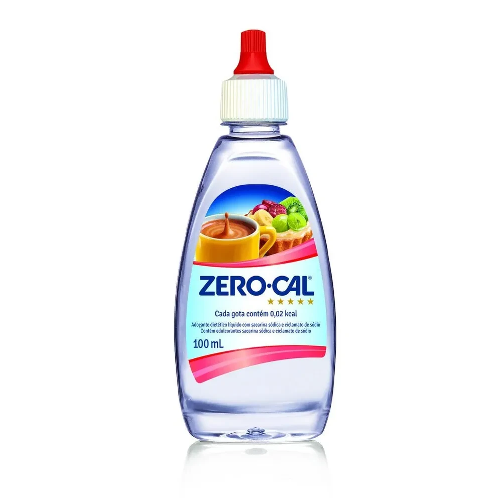 Adocante Líquido Sacarina ZERO Cal Frasco 100ml