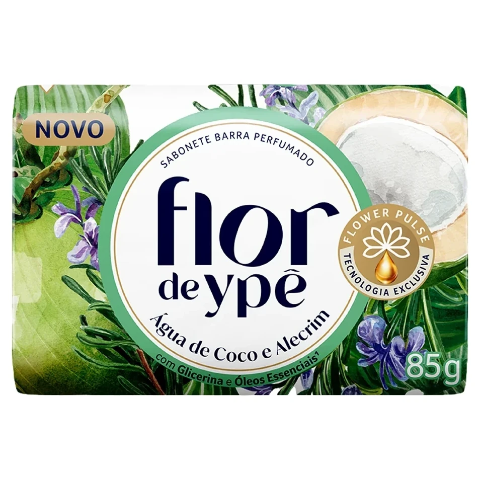 Sabonete Água de Coco/alecrim Flor Ypê 85g