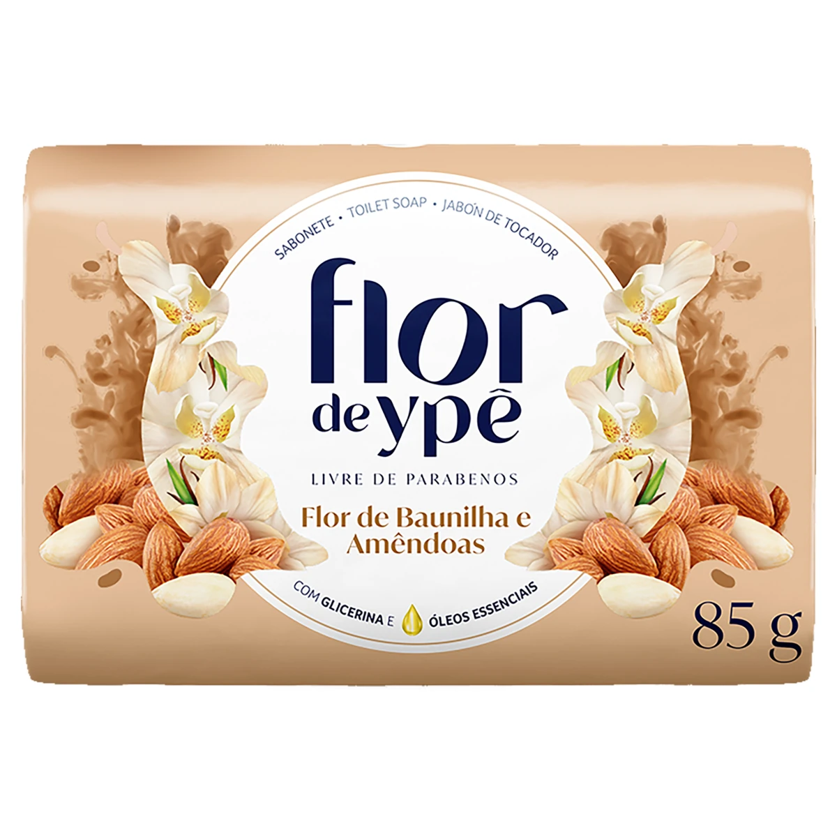 Sabonete Baunilha E Amendoim Flor de Ypê 85g