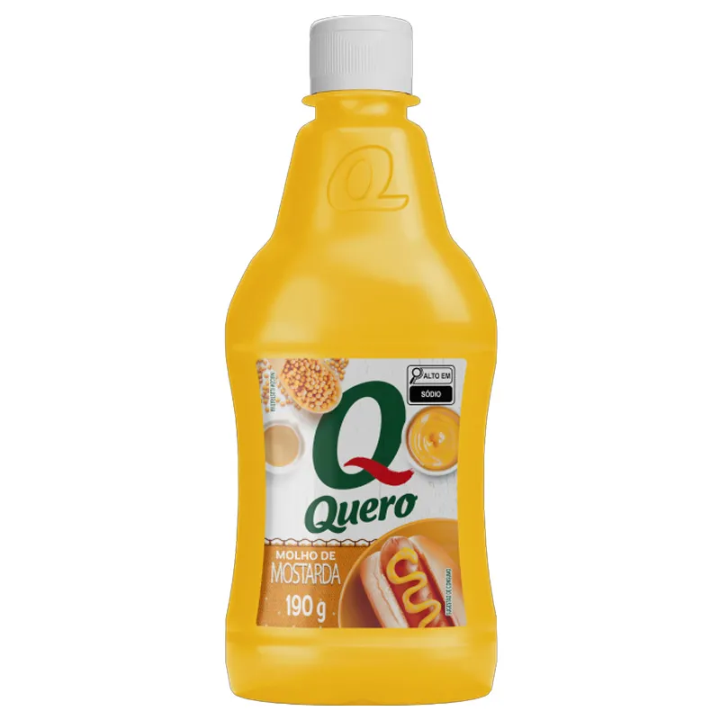 Mostarda Amarela Quero Frasco 190g