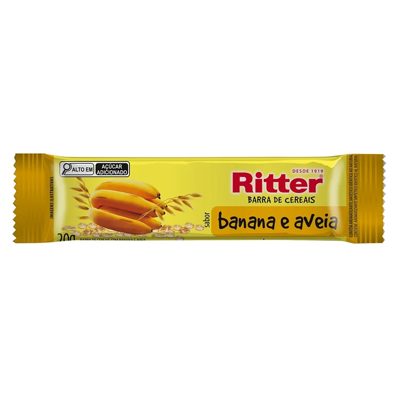 Barra Cereal Banana Ritter 20g