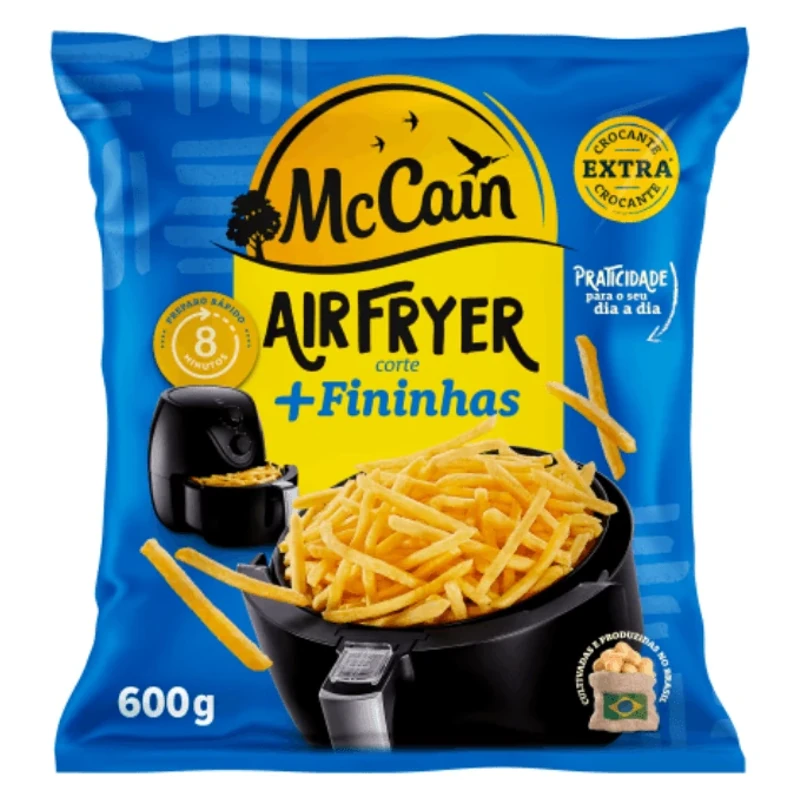 Batata Pre Cozida Congelado Airfryer Extra Crocante Mccain Pacote 600g
