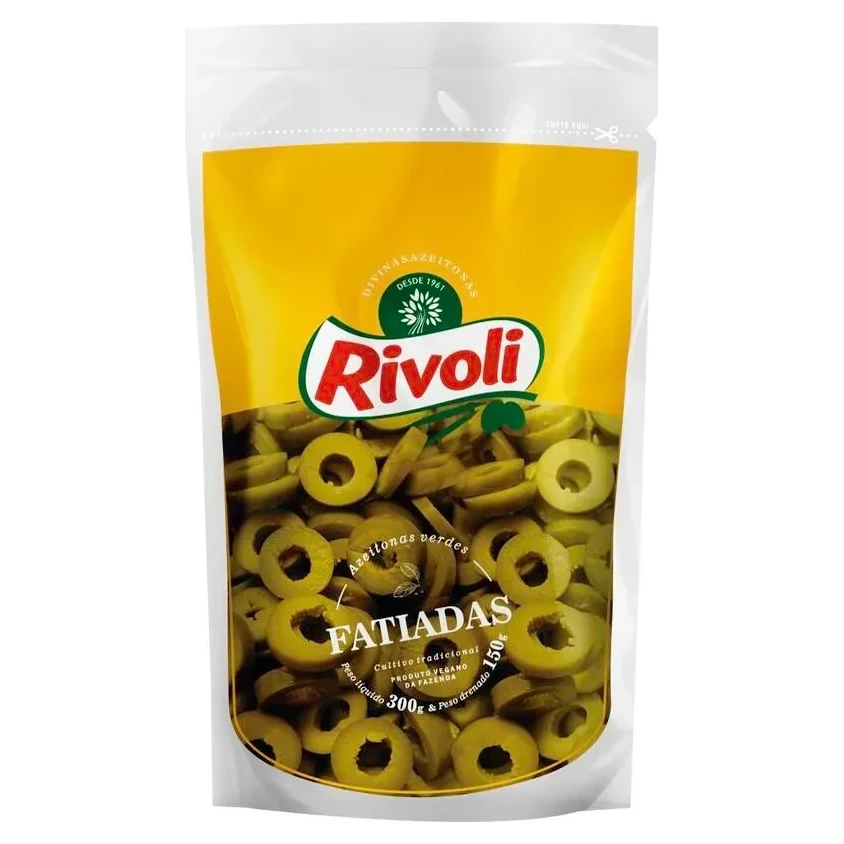 Azeitona Verde Fatiada Rivoli Sachet 150g