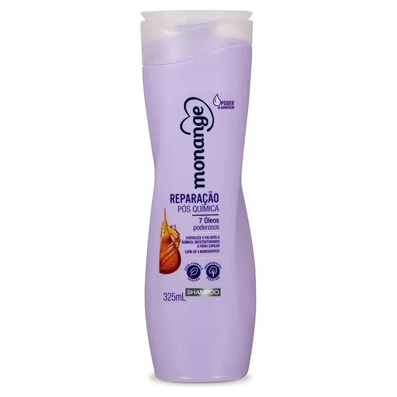 Shampoo Reparacao Monange Frasco 325ml