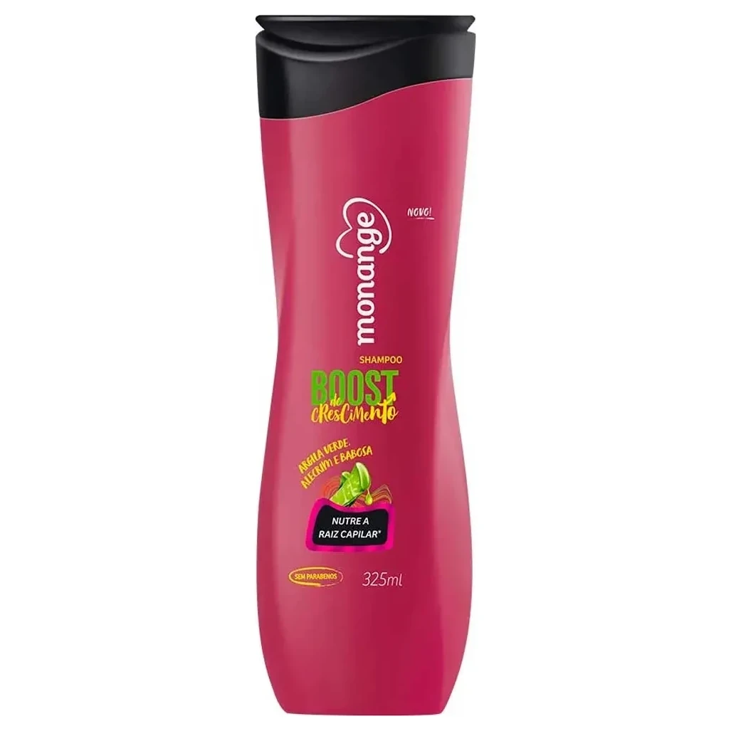 Shampoo Boost de Crescimento Monange Frasco 325ml