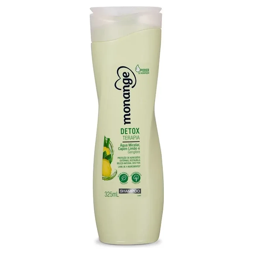 Shampoo Detox Terapia Monange Frasco 325ml
