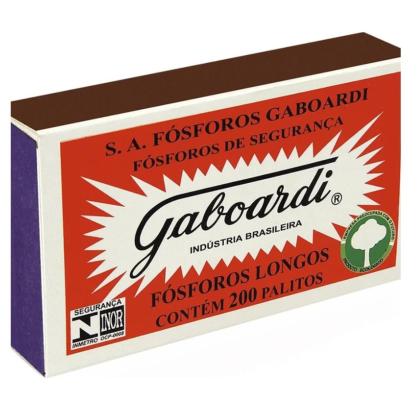 Fosforo Longo Gaboardi Caixa 200 Unidades