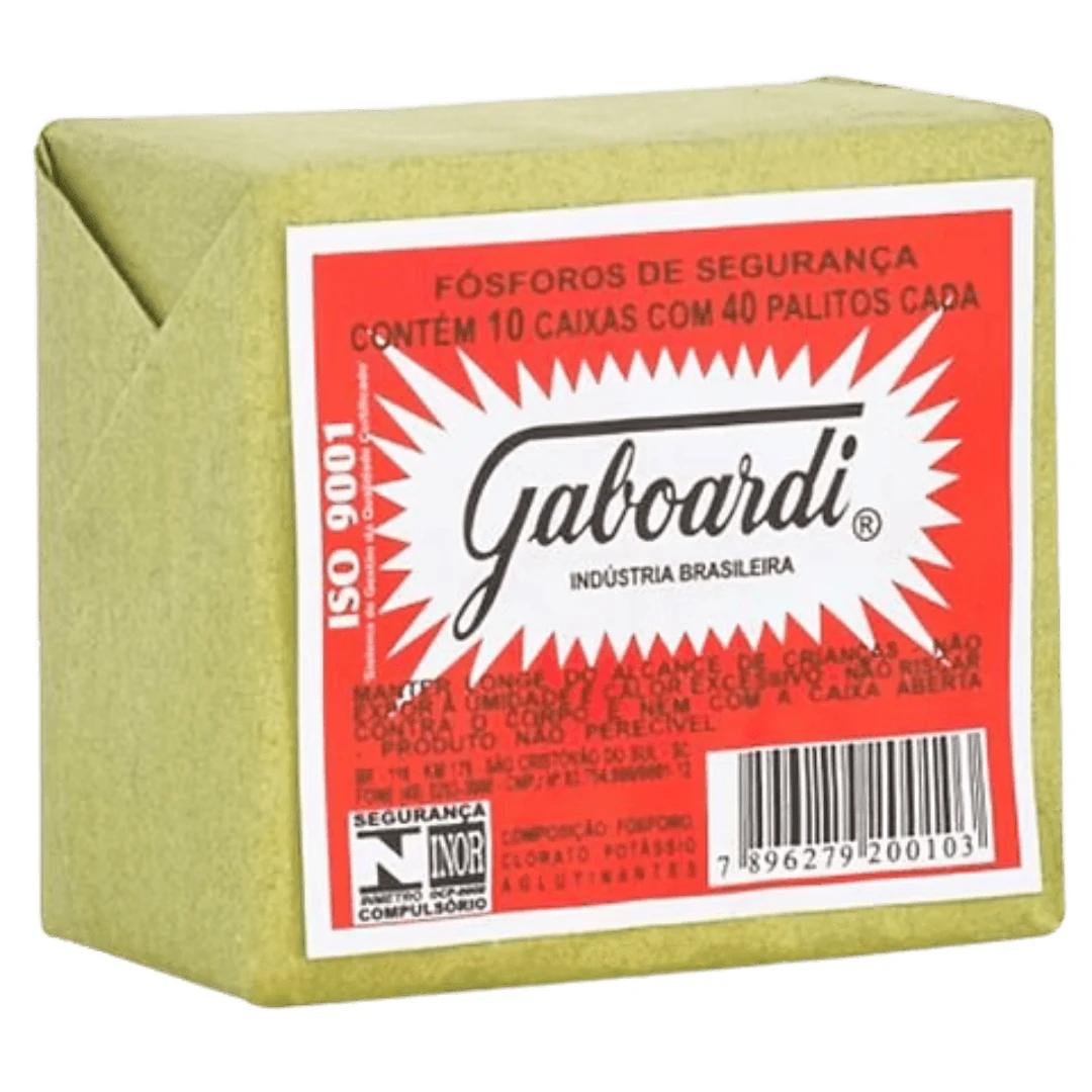 Fosforo Gaboardi Pacote 10 Unidades
