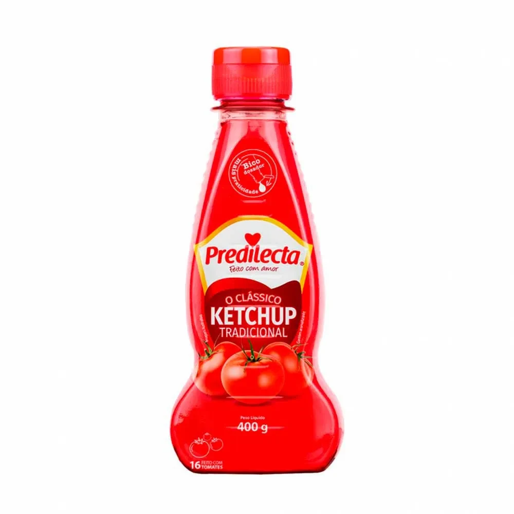 Ketchup Tradicional Predilecta Squeeze 400g