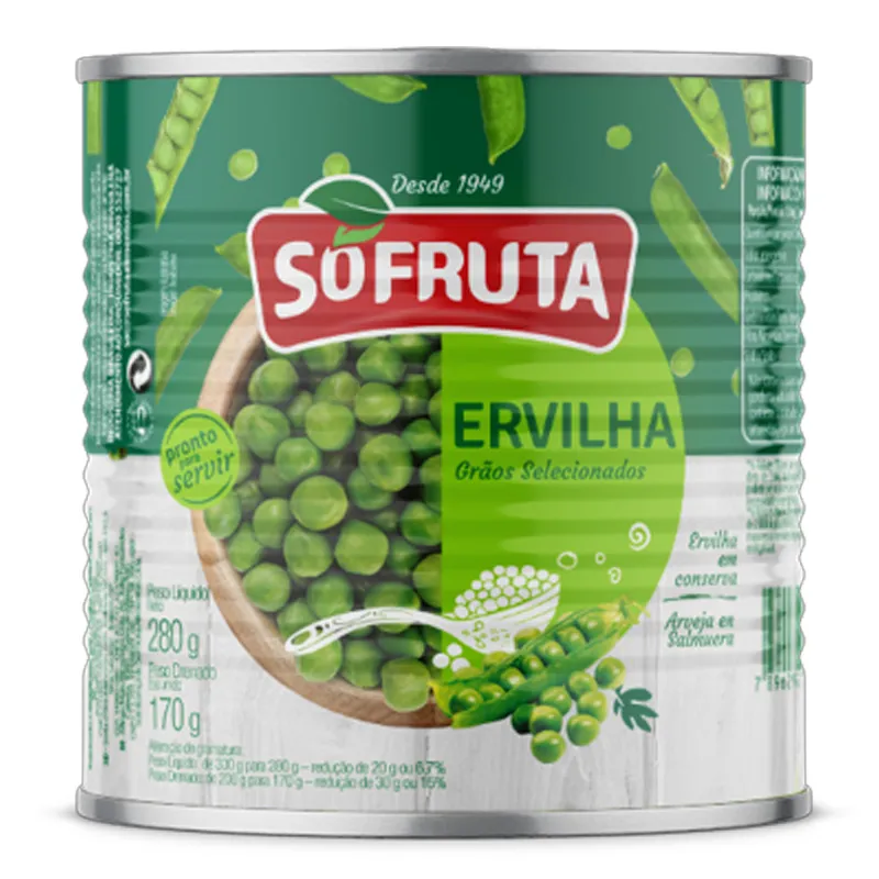 Ervilha Conserva Sofruta Lata 170g