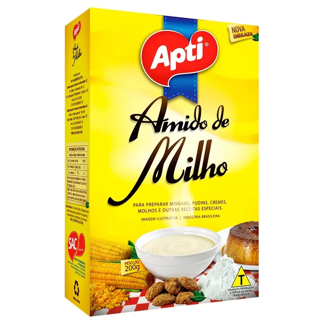 Amido Milho Apti Caixa 200g