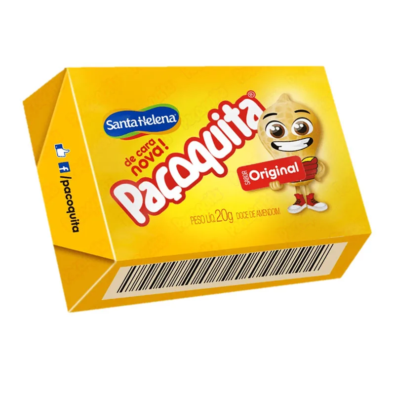 Doce Pacoca Quadrada Pacoquita 20g