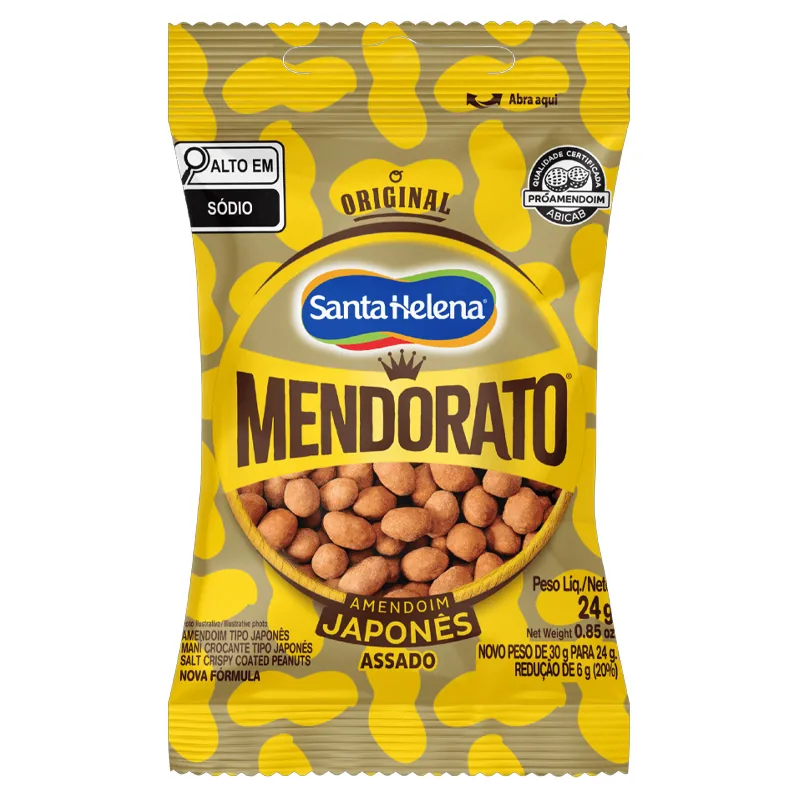 Amendoim Crocante Japones Mendorato Pacote 24g