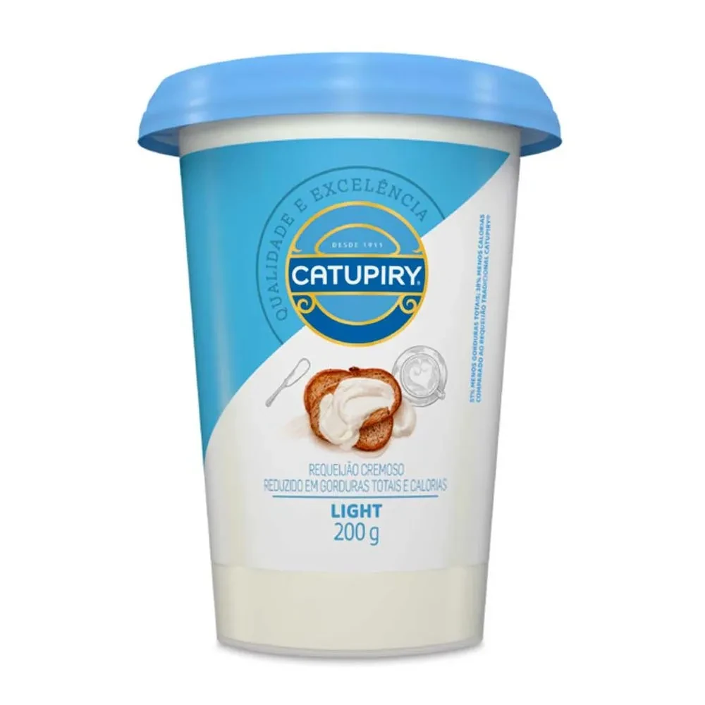 Requeijão Cremoso LIGHT Catupiry Pote 200g