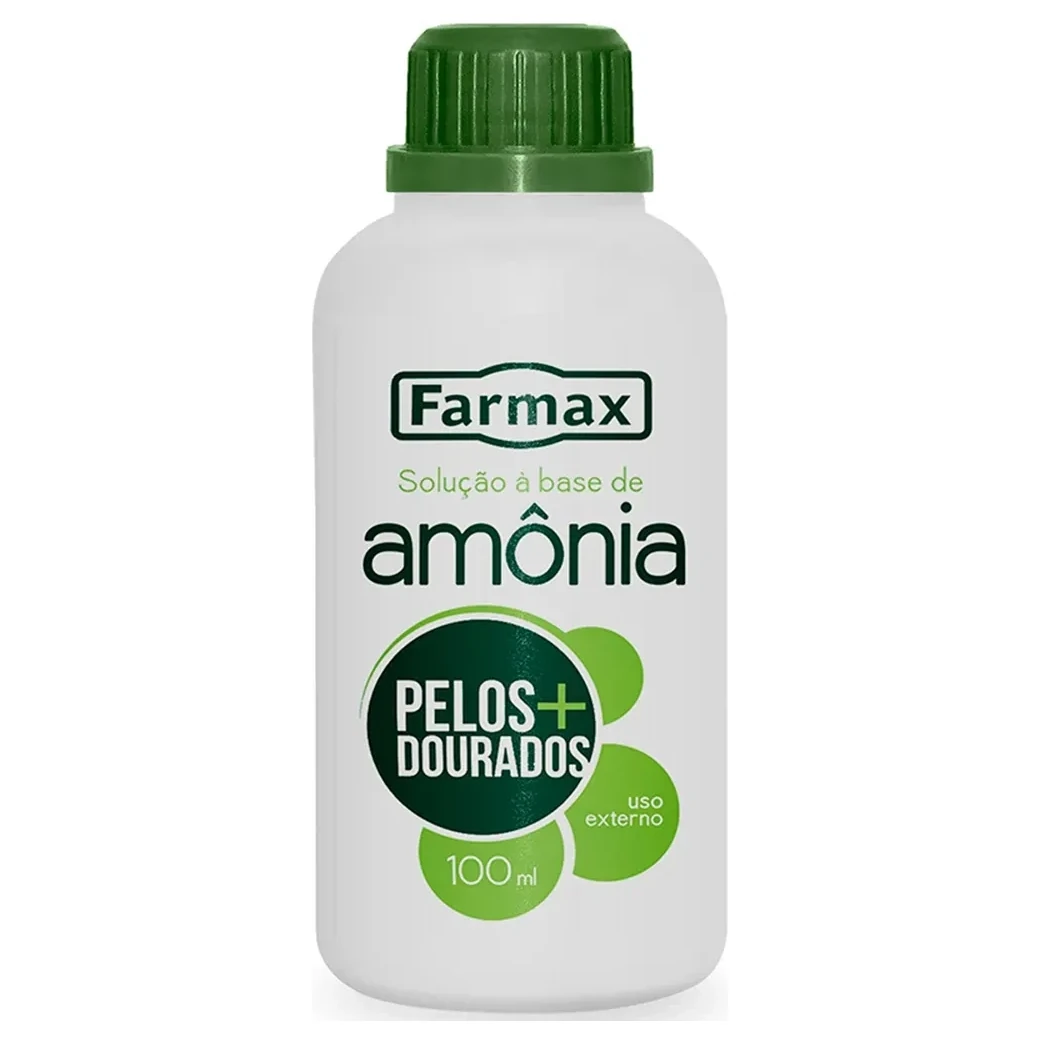 Solucao Base Amonia Farmax Frasco 100ml