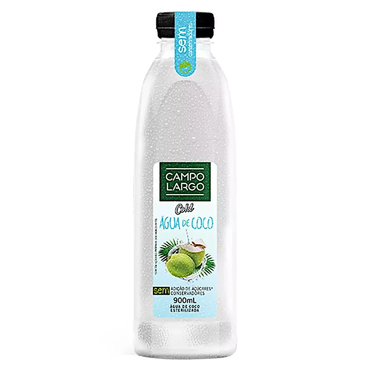 Água Coco Integral Campo Largo Garrafa 900ml