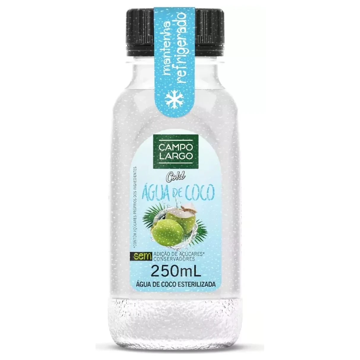 Água Coco Integral Campo Largo Garrafa 250ml