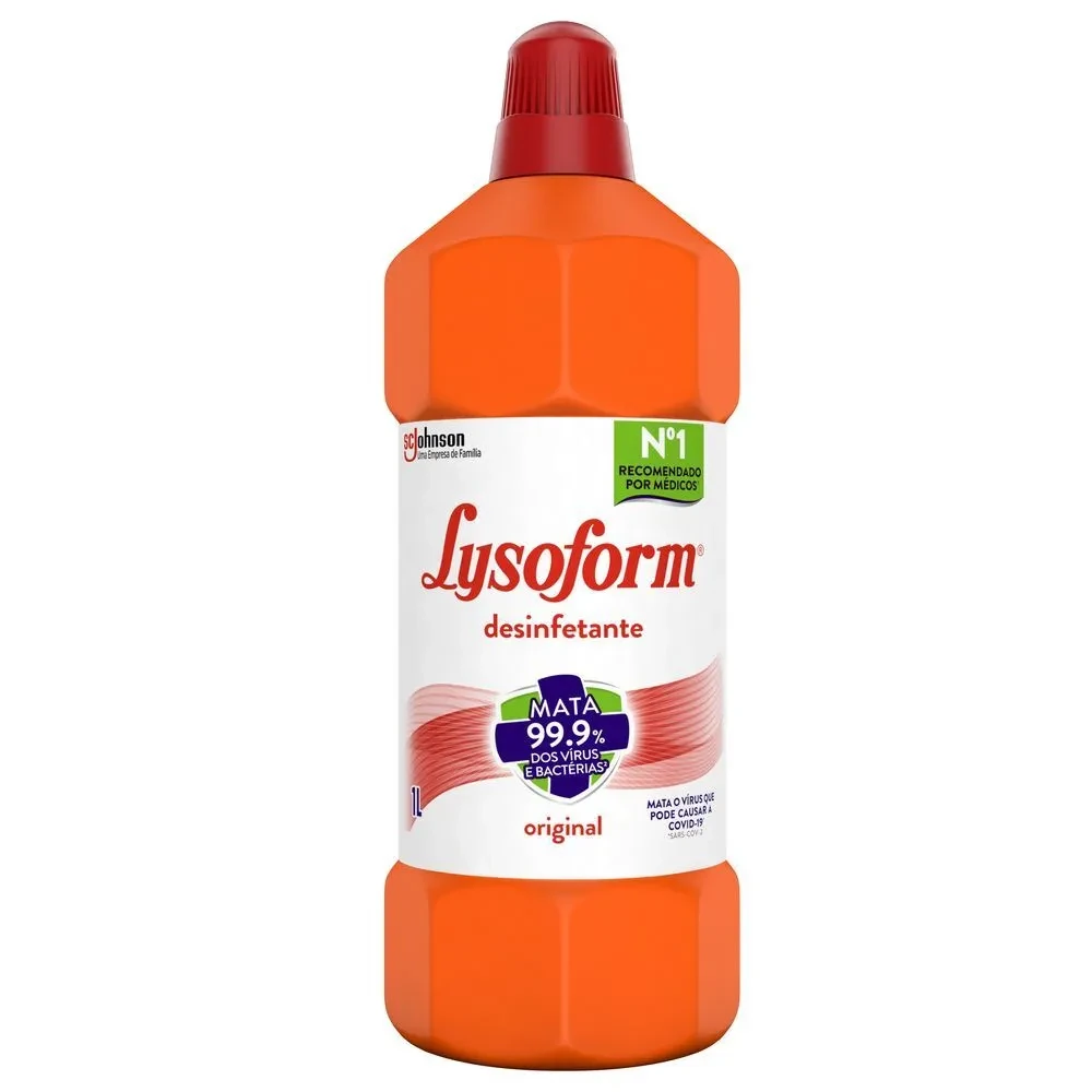 Desinfetante Uso Geral Original Lysoform Frasco 1L