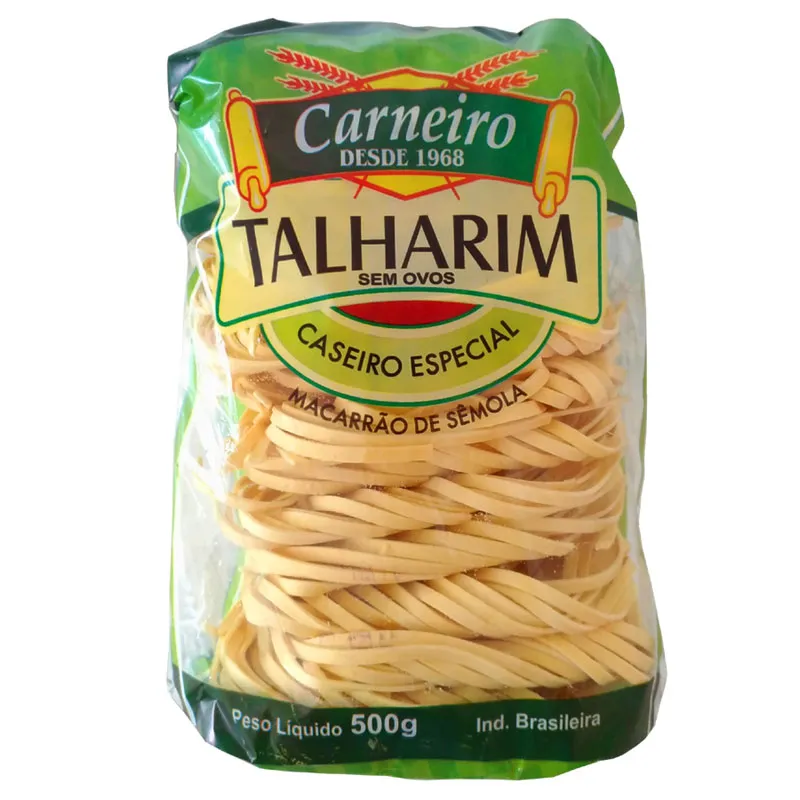 Massa Macarrão Caseira Talharim Especial Carneiro Pacote 500g
