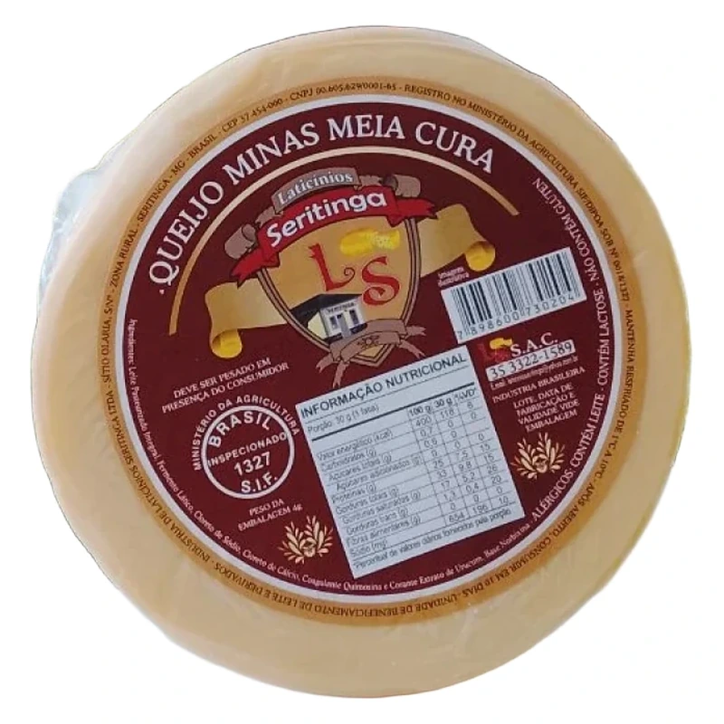 Queijo Meia Cura Made In Roca kg