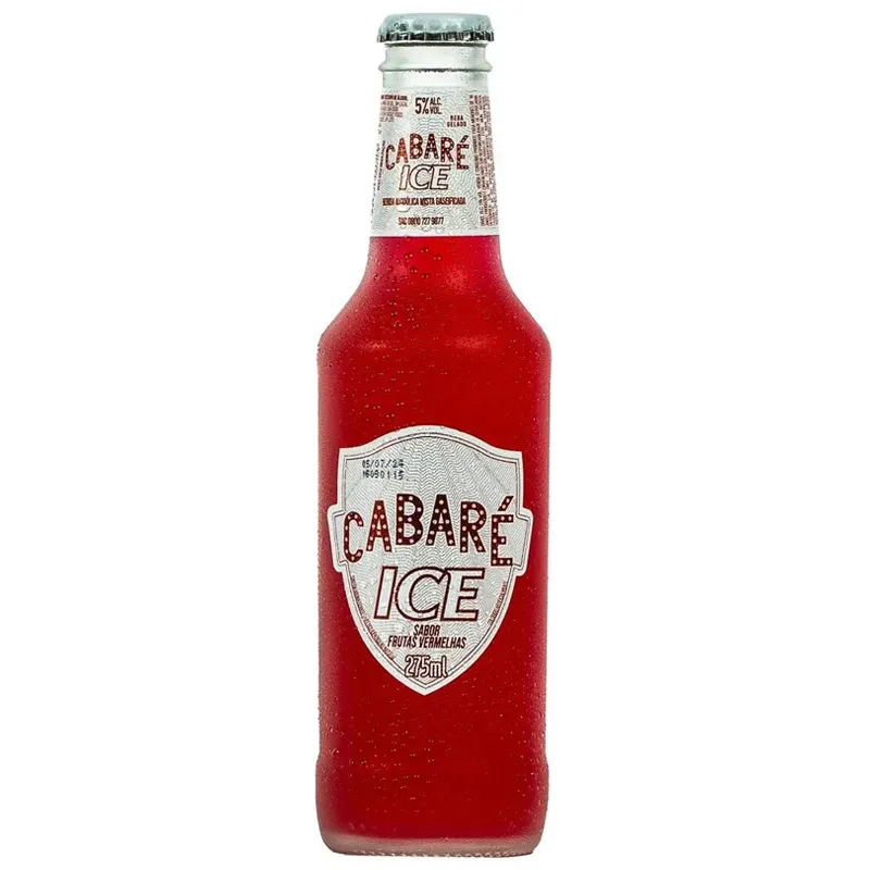 Bebida Ice Frutas Vermelhas Cabaré Long Neck 275ml