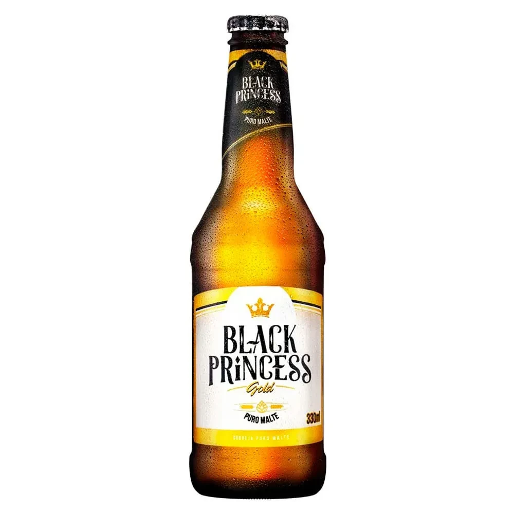 Cerveja Gold Black Princess Long Neck 330ml