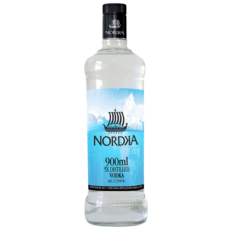 Vodka Nacional Nordka Garrafa 900ml