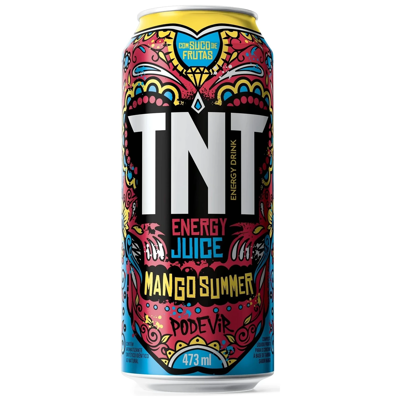 Bebida Energética Juice Mango Tnt Lata 473ml