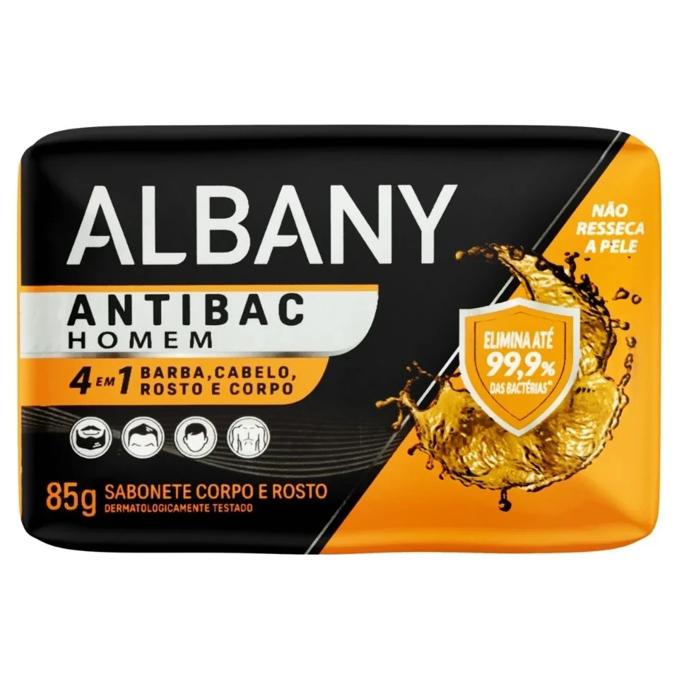 Sabonete Homem 4 em 1 Albany 85g