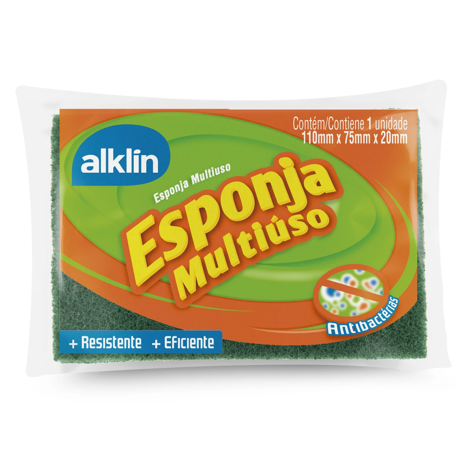 Esponja Multi Uso Dupla Face Alklin Pacote