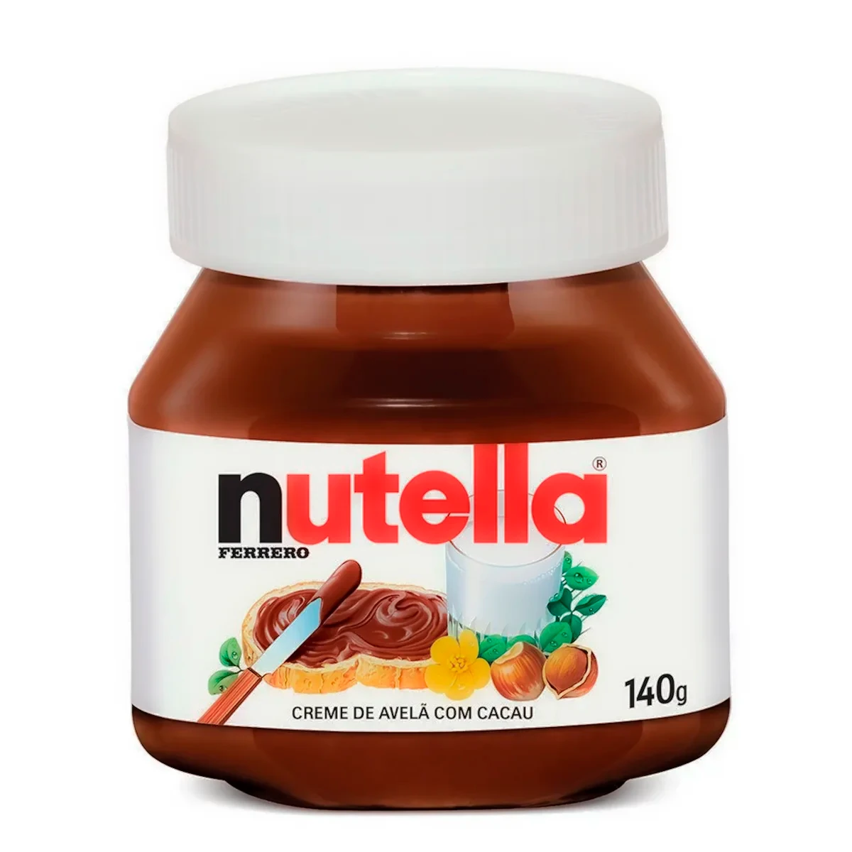 Creme Avelã Cacau Nutella Pote 140g