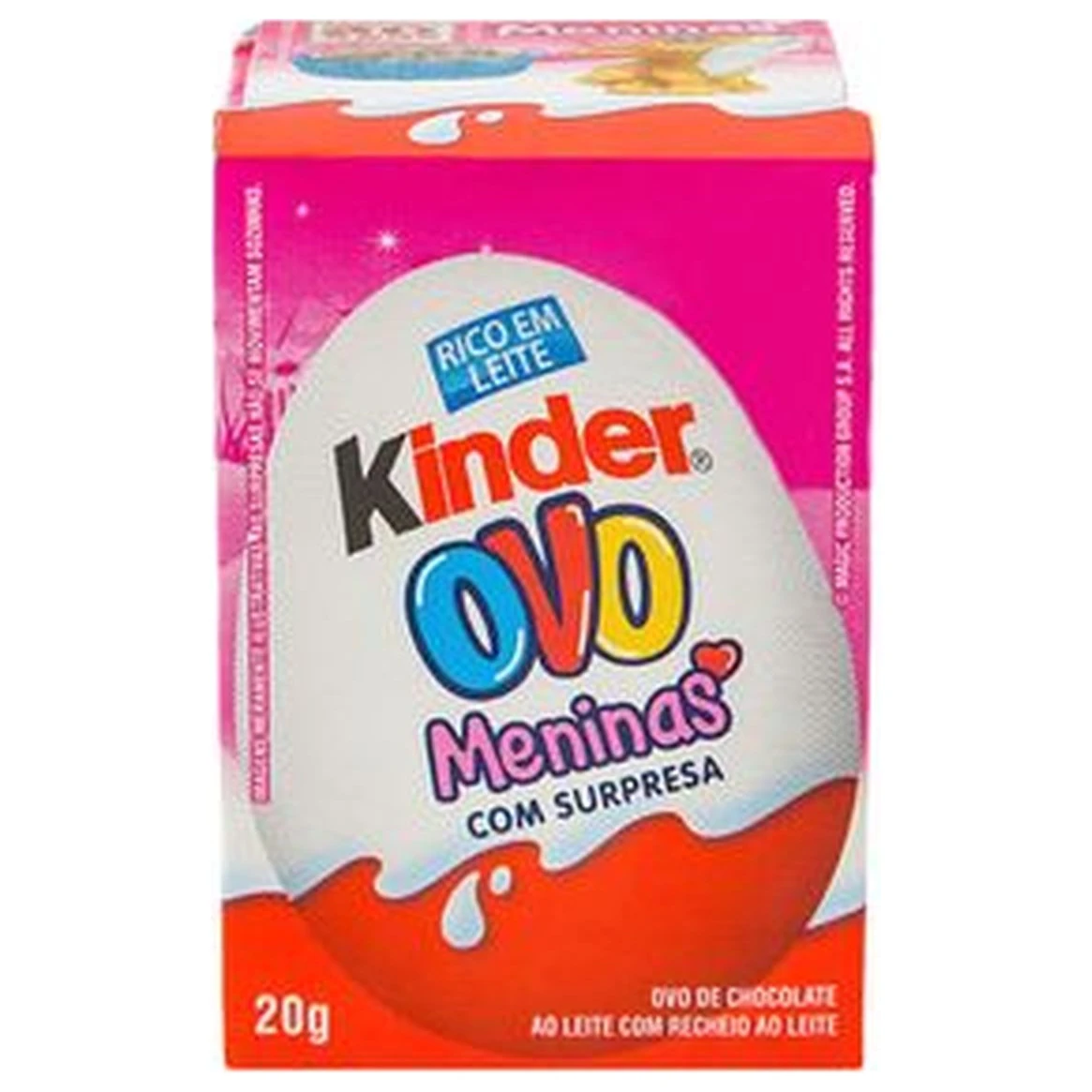Ovo Chocolate T1 Menina Kinder 20g