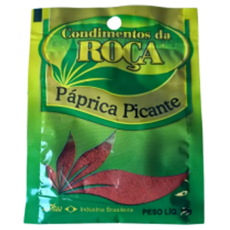 Paprica Picante Condimentos da Roca Cartela 10g