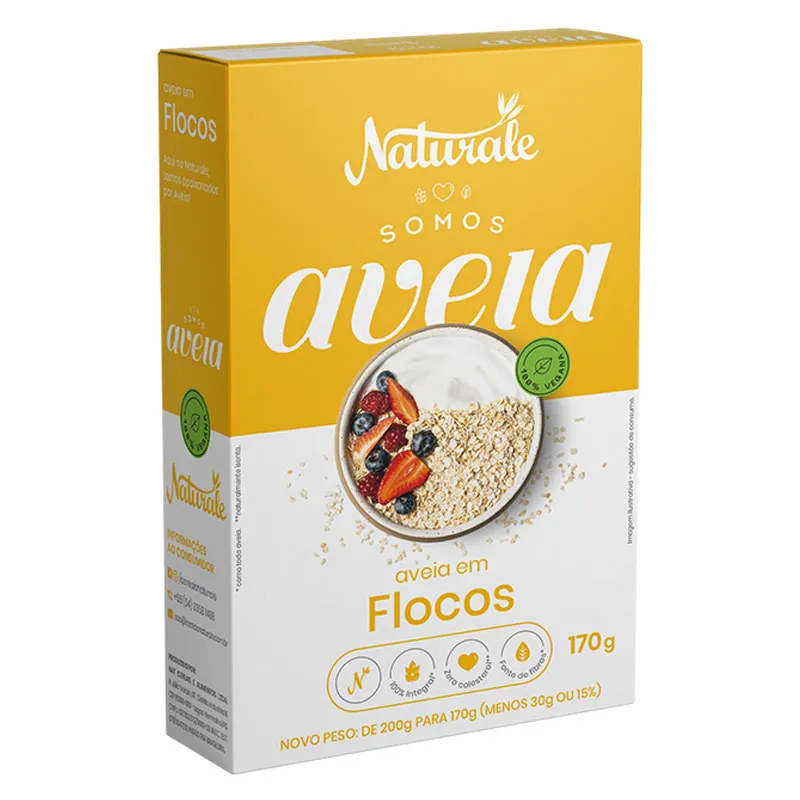 Aveia Flocos Naturale Pacote 170g