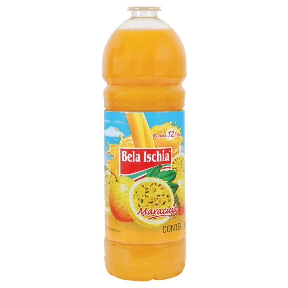 Suco Concentrado Maracuja Bela Ischia Garrafa 1L