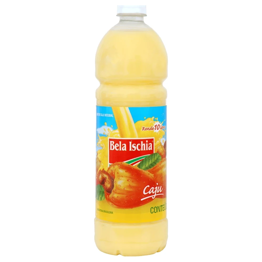 Suco Concentrado Caju Bela Ischia Garrafa 1L