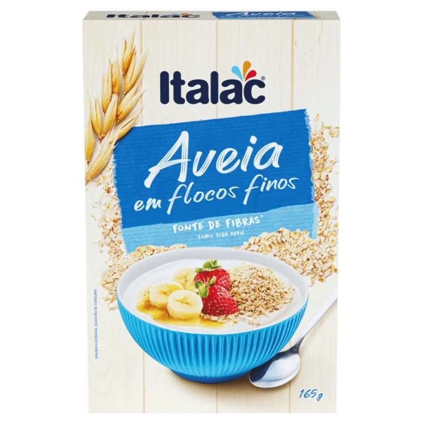 Aveia Flocos Finos Italac Caixa 170g