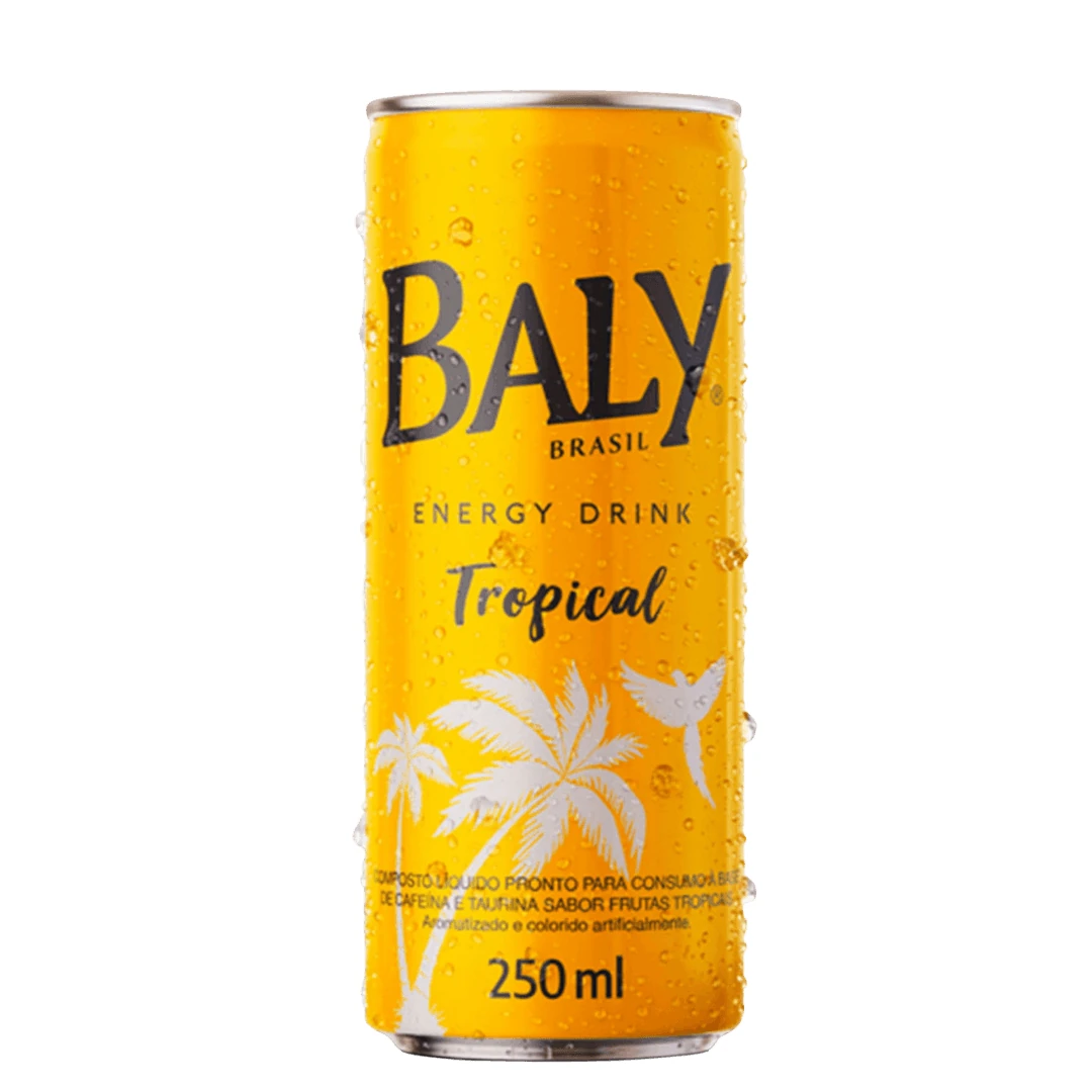 Bebida Energética Tropical Baly Lata 250ml