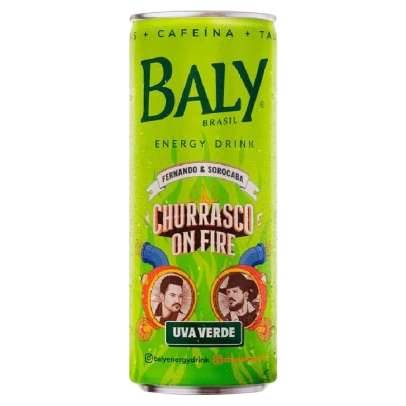 Bebida Energética Uva Verde Baly Lata 473ml