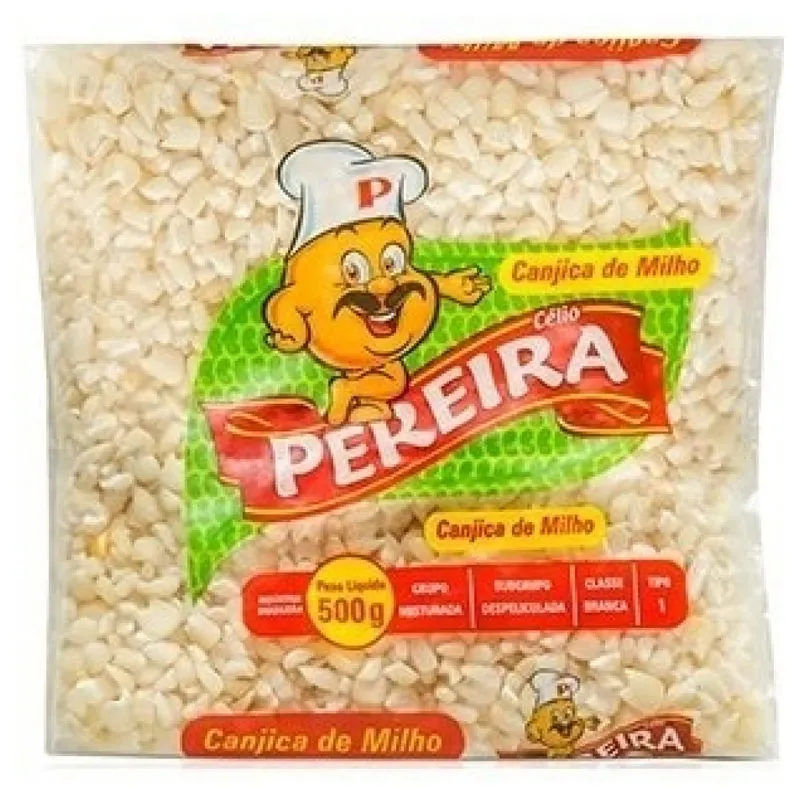 Canjica Branca Tipo 1 Pereira Pacote 500g