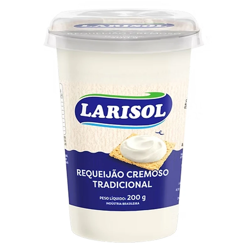 Requeijão Cremoso Tradicional Larisol Pote 200g