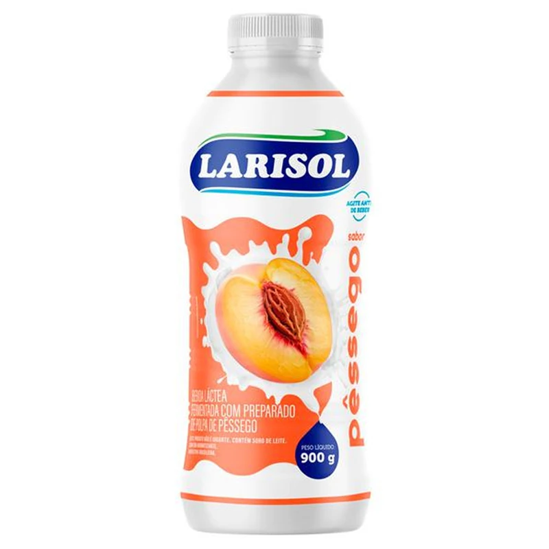 Bebida Lactea Fermentada Pêssego Larisol Pote 900ml