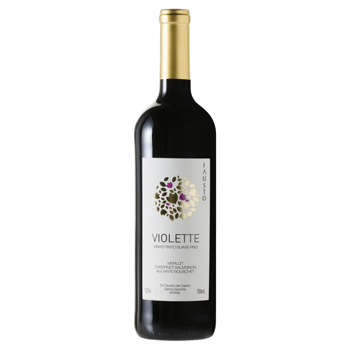 Vinho Tinto Nacional Suave Fausto Violette 750ml