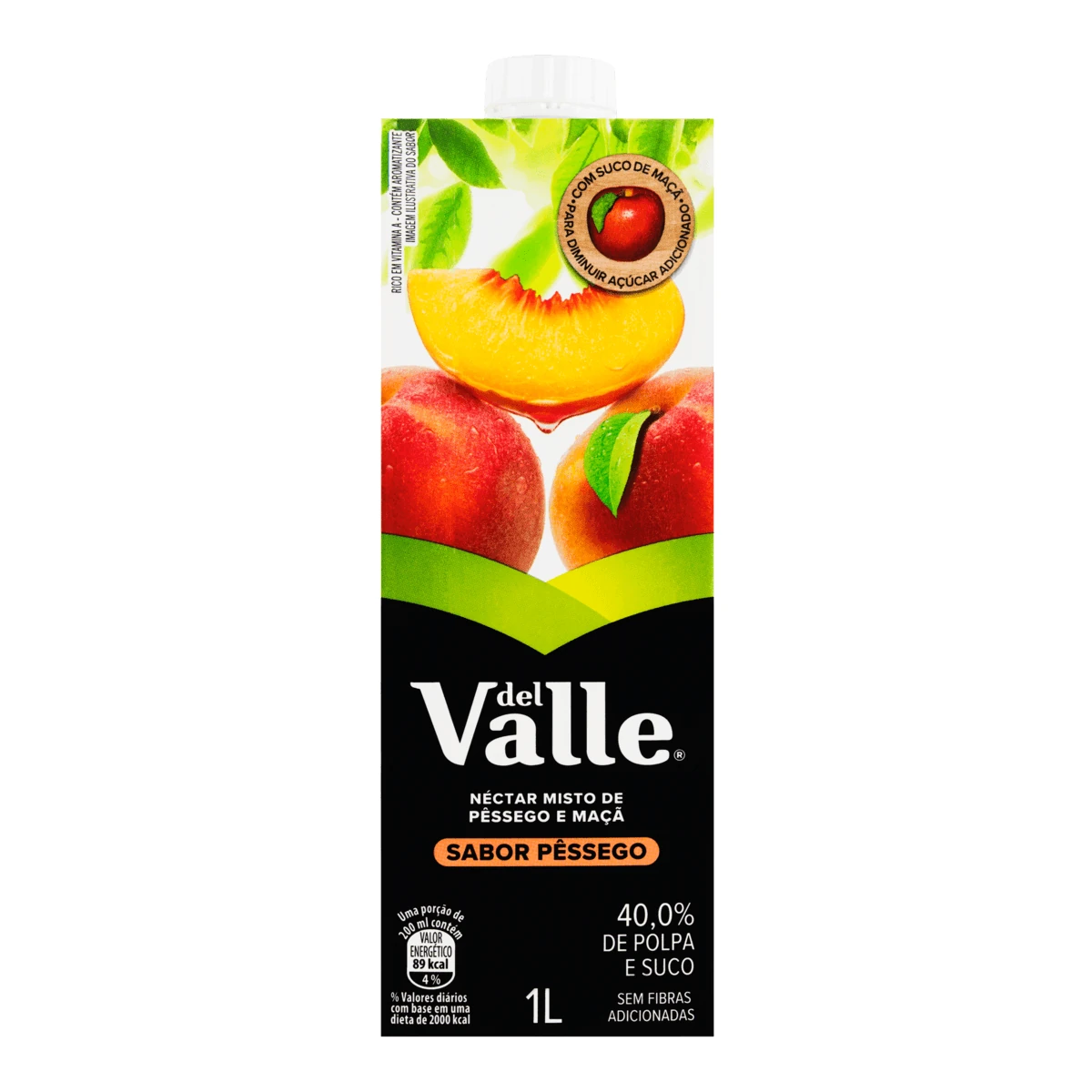 Nectar Pêssego Del Valle Caixinha 1L