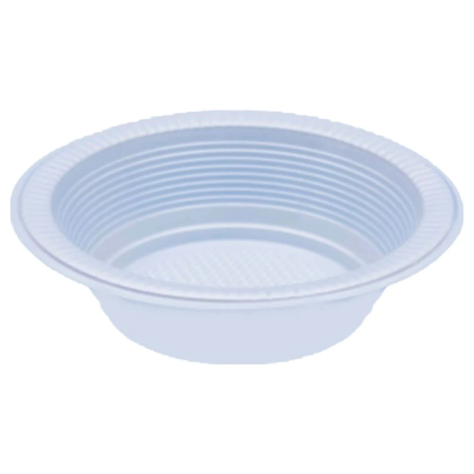 Prato Descartavel Plástico 15cm Fundo Branco Zettapack Pacote 10 Unidades
