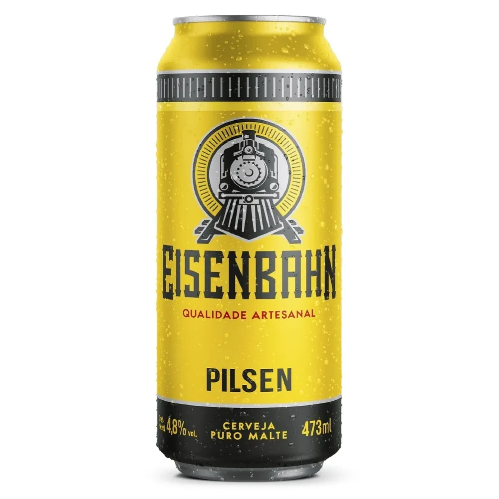 Cerveja Pilsen Eisenbahn Lata 473ml