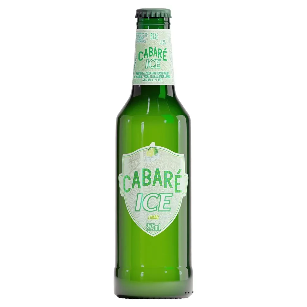Bebida Ice Limão Cabare Garrafa 275ml