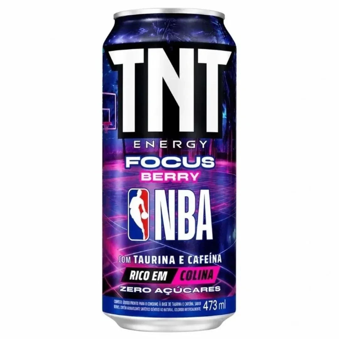 Bebida Energética Focus Berry Nba Tnt Lata 473ml