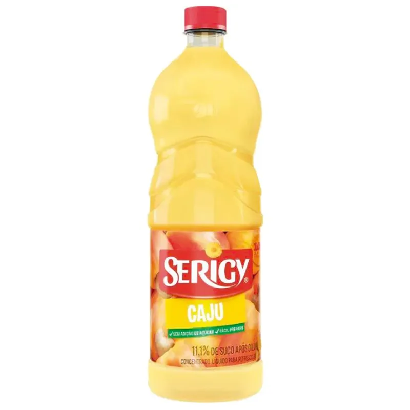 Suco Concentrado Caju Serigy Garrafa 1L