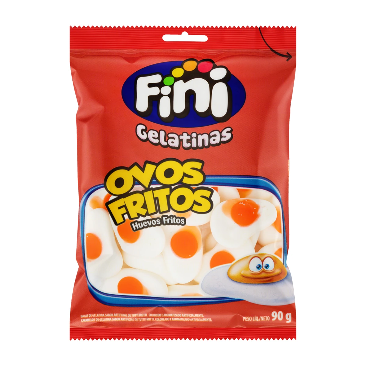 Bala Gelatina Ovos Fritos Fini Pacote 70g